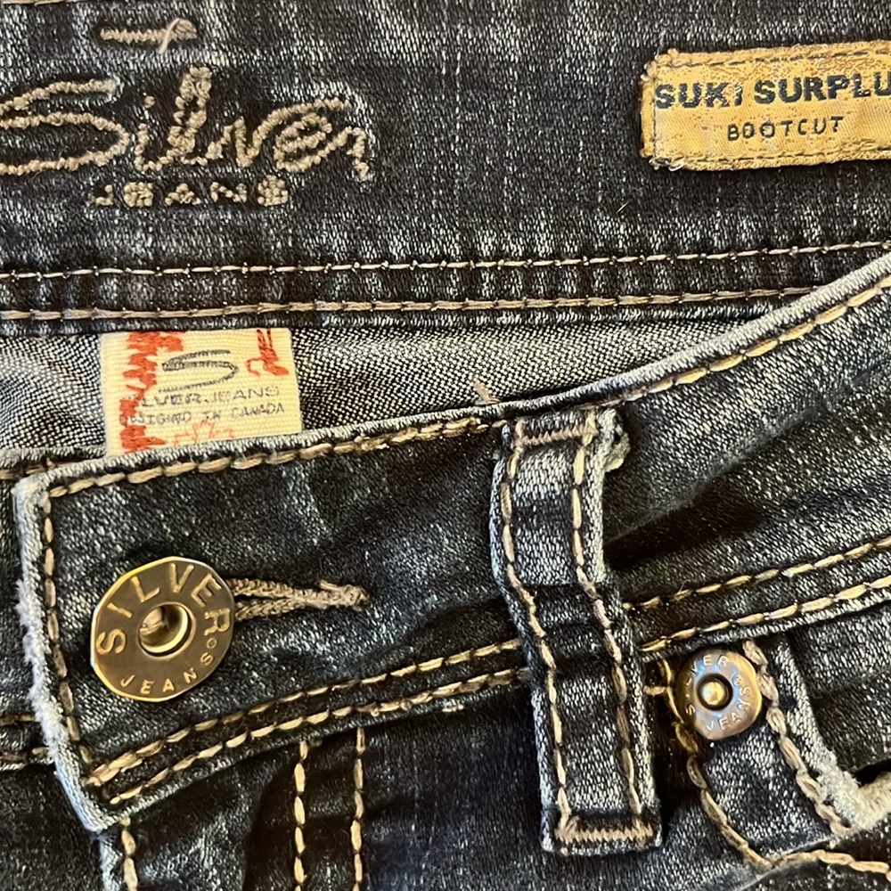 Silver Jeans Women’s SUKI Surplus Bootcut Size 29 Color Blue‎